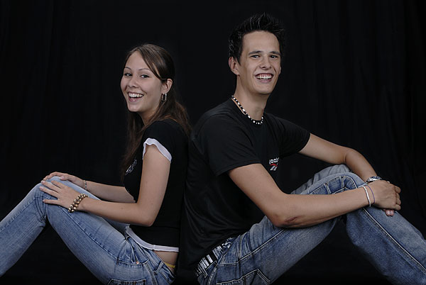 Monia und David